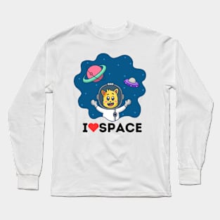 I Love Space Long Sleeve T-Shirt